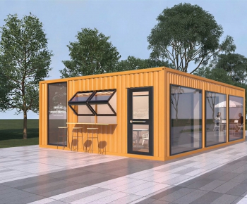 Modern Appearance Of Commercial Building-ID:414926052