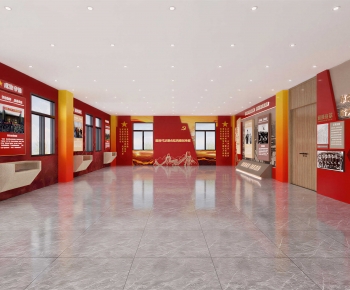 Modern Exhibition Hall-ID:641869071