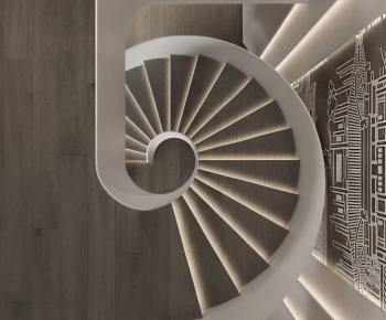 Modern Rotating Staircase-ID:876756912