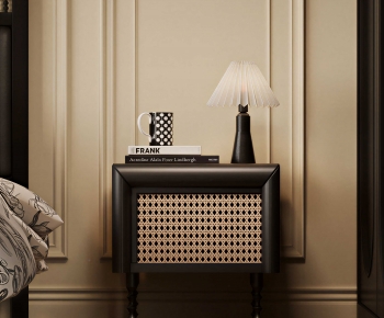 French Style Bedside Cupboard-ID:214405065