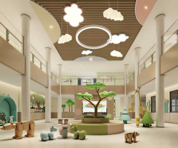 Modern Children's Kindergarten-ID:721092949
