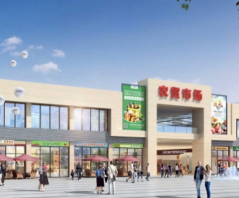 Modern Facade Element-ID:345546965