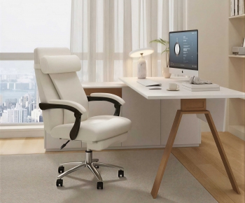 Modern Office Desk And Chair-ID:107328979