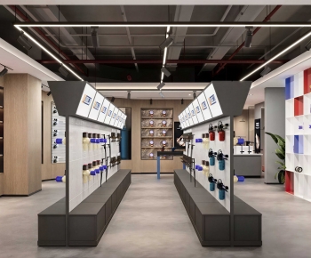 Modern Exhibition Hall-ID:597091916