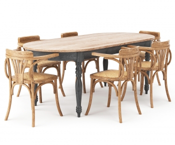 Modern Dining Table And Chairs-ID:865309231