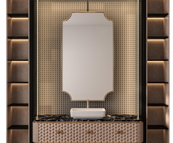 Modern Bathroom Cabinet-ID:133053066