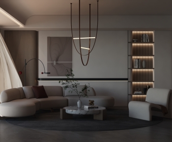 Modern A Living Room-ID:256002907