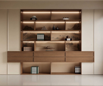 New Chinese Style Bookcase-ID:716419282