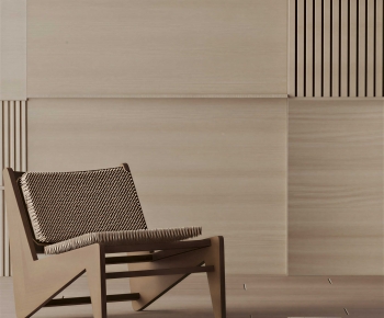 Wabi-sabi Style Lounge Chair-ID:599582914