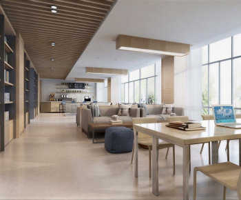 Modern Office Rest Area-ID:389801981