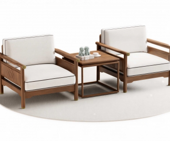 New Chinese Style Single Sofa-ID:919135099