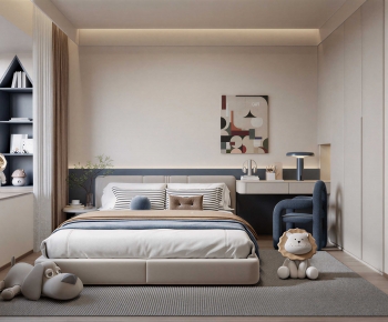 Modern Boy's Room And Son's Room-ID:100898037