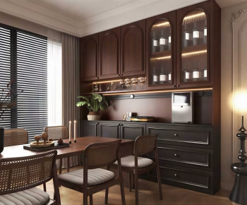 Retro Style Dining Room-ID:899760771