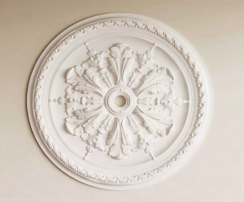 French Style Plaster Carved Top Plate-ID:925633915