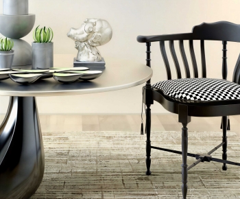 Nordic Style Leisure Table And Chair-ID:328466897