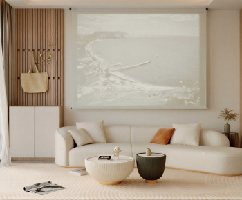 Modern A Living Room-ID:664118057