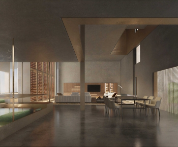 Modern A Living Room-ID:519284968