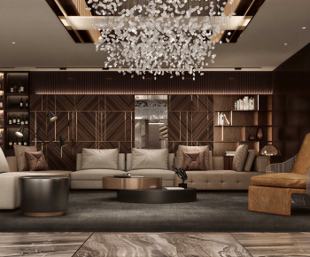 Modern A Living Room-ID:420957099