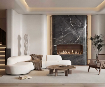 Modern A Living Room-ID:287352099