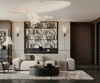 Modern A Living Room-ID:818044904