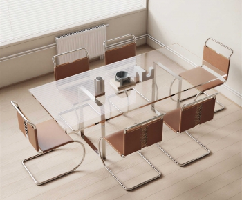 Modern Dining Table And Chairs-ID:767678026