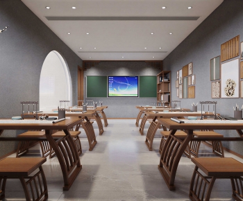 Modern School Classrooms-ID:436023951