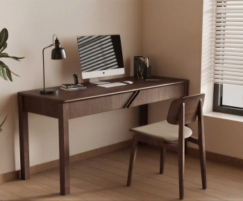 Modern Computer Desk And Chair-ID:123528966