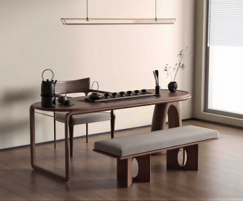 New Chinese Style Tea Tables And Chairs-ID:599874028