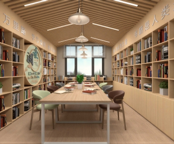 New Chinese Style Bookstore Book Bar-ID:921249427