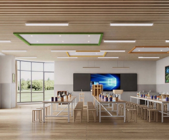 Modern School Classrooms-ID:312319992