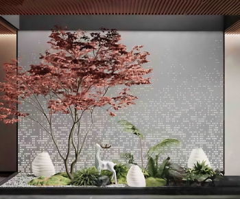 New Chinese Style Plant Landscaping-ID:559113988