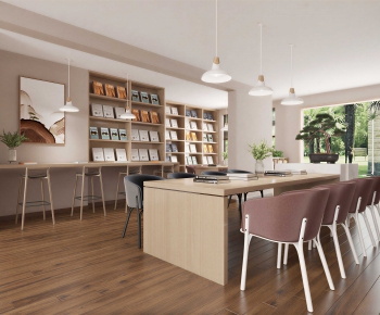 Modern Bookstore Book Bar-ID:662977931