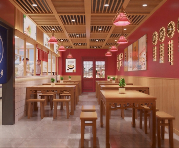 New Chinese Style Dining Room-ID:759562974