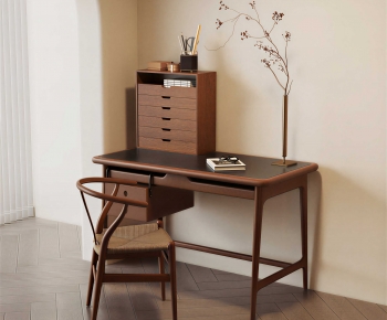 Modern Computer Desk And Chair-ID:177136902