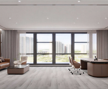 Modern Manager's Office-ID:680845025