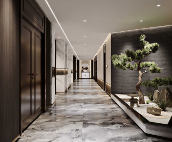 New Chinese Style Hallway-ID:335968028