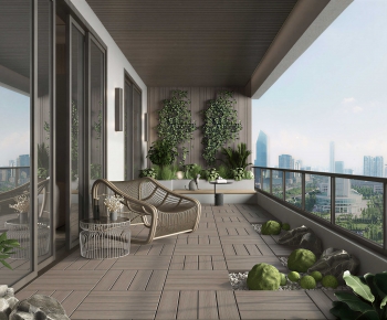 Modern Balcony-ID:167613981