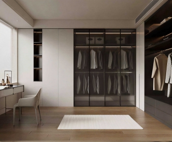 Modern Clothes Storage Area-ID:148082027