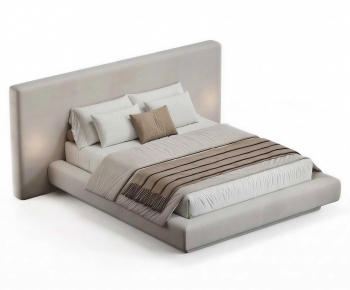 Modern Double Bed-ID:849220042
