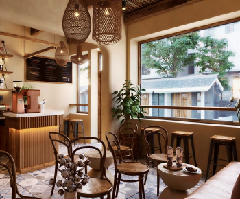 现代中古风咖啡厅-3091308