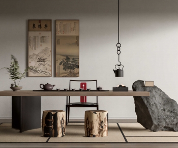 New Chinese Style Tea Tables And Chairs-ID:552984005