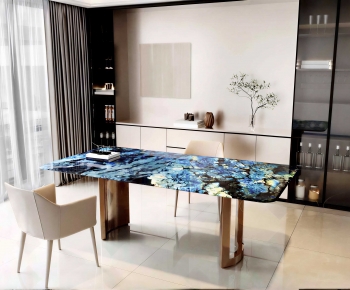 Modern Dining Table And Chairs-ID:654597047