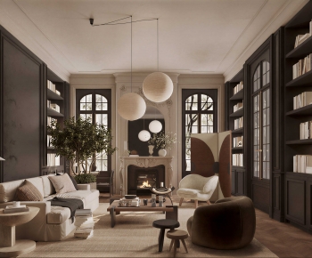 French Style A Living Room-ID:539647109