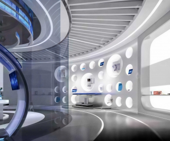 Modern Exhibition Hall-ID:176762107