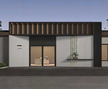 Modern Facade Element-ID:940109976