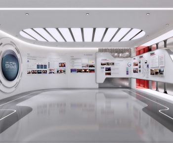 Modern Exhibition Hall-ID:667232044