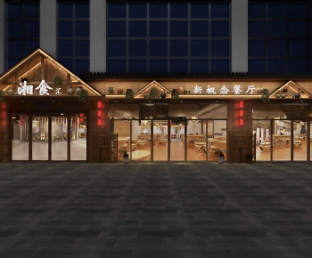 New Chinese Style Facade Element-ID:723880053