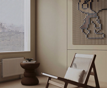 Wabi-sabi Style Lounge Chair-ID:312430982