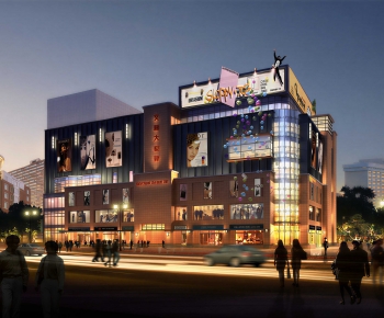 Modern Commercial Street-ID:326333051