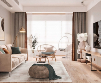 Modern A Living Room-ID:906749966